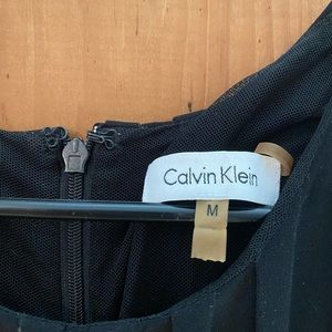 Calvin Klein, sleeveless black dress, US Med